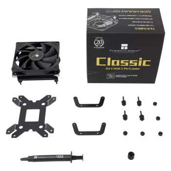 Thermalright AXP90-X36 Black Niskoprofilowy cooler CPU, wentylator PWM 92mm, ITX, Intel i AMD