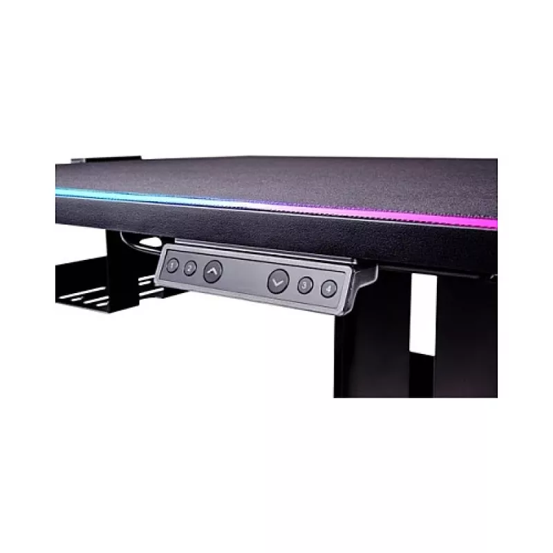 Thermaltake CycleDesk 100 GGD Elektryczne biurko z regulacją wysokości z RGB, Czarny