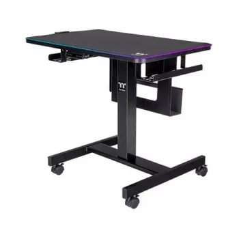 Thermaltake CycleDesk 100 GGD Elektryczne biurko z regulacją wysokości z RGB, Czarny