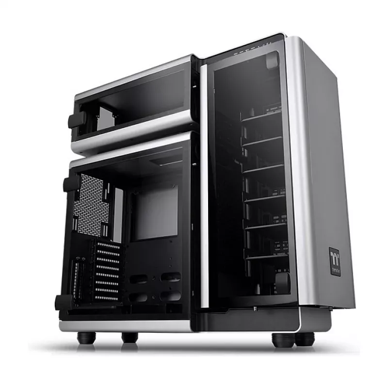 Thermaltake Level 20 Tempered Glass Edition Obudowa Full Tower, szaro-czarna, wentylatory ARGB