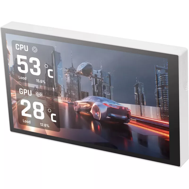 Thermaltake ST360 Ultra Snow White 360mm All-in-One Liquid Cooler z 2,1-calowym wyświetlaczem IPS LCD