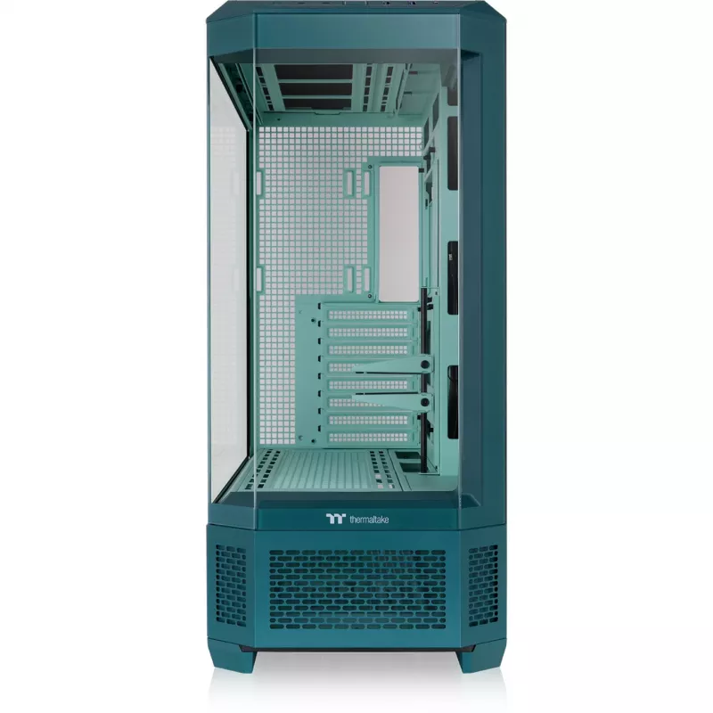Thermaltake View 600 TG Transformative Teal Full Tower Case, Tempered Glass, ARGB