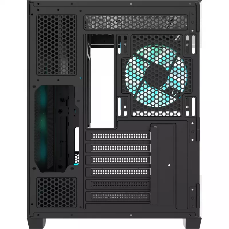 Thermaltake Vision 330 CR ARGB SE Edition Mid Tower Case, Czarny, 3x Panel ze Szkła Hartowanego, 3x Wentylator CT140 ARGB