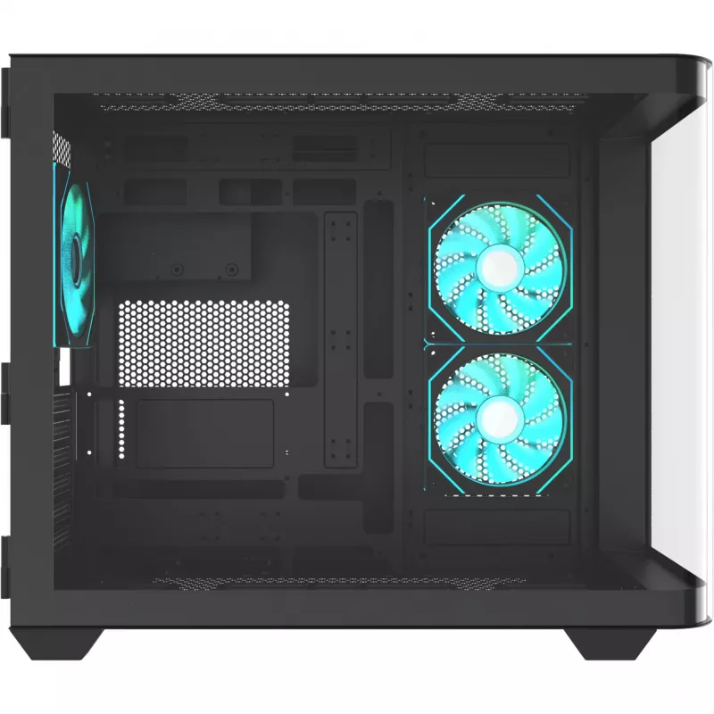 Thermaltake Vision 330 CR ARGB SE Edition Mid Tower Case, Czarny, 3x Panel ze Szkła Hartowanego, 3x Wentylator CT140 ARGB