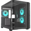 Thermaltake Vision 330 CR ARGB SE Edition Mid Tower Case, Czarny, 3x Panel ze Szkła Hartowanego, 3x Wentylator CT140 ARGB