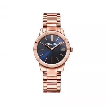 Zegarek damski THOMAS SABO WA02152652093 33mm Różowe złoto Stal nierdzewna Siatka