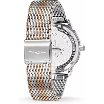 Zegarek damski THOMAS SABO WA02732832013 - Kwarcowy, Stal nierdzewna, Srebrna tarcza