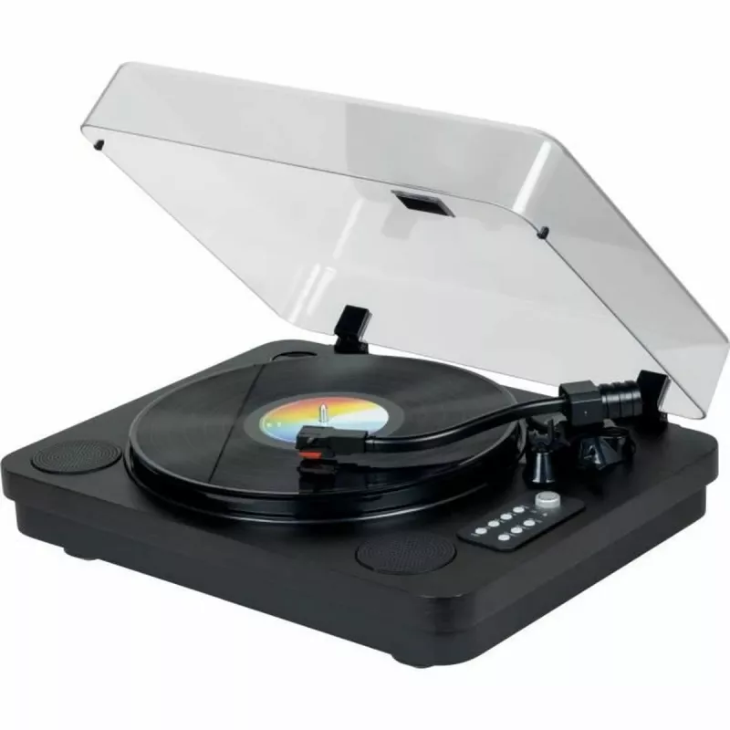 THOMSON TT650BT Gramofon z wbudowanymi głośnikami, nagrywanie z płyt na USB, czarny