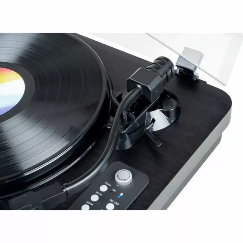 THOMSON TT650BT Gramofon z wbudowanymi głośnikami, nagrywanie z płyt na USB, czarny