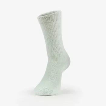 THORLO'S Diabetic Moderate Cushion Crew Socks dla kobiet, kolor Sage, rozmiar M (EU 38-42, US 6-9)