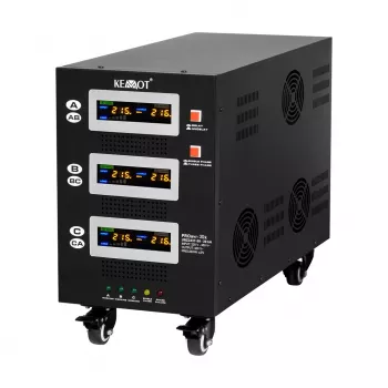 Trójfazowy stabilizator KEMOT PROavr-30k 30 kVA Serwomotorowy regulator napięcia