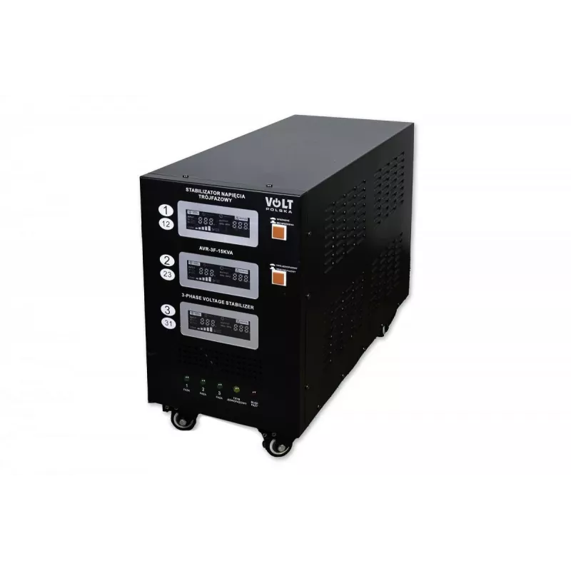 Trójfazowy stabilizator napięcia Volt Polska AVR PRO 15000 3% SERVO 3-F