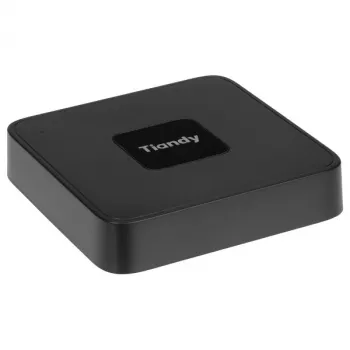 Tiandy TC-R3105 5-kanałowy rejestrator IP NVR z 4 portami PoE, H.265+, 8MP, 1 SATA, 4K HDMI