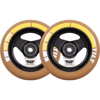 Tilt Stage I Pro Scooter Wheels 2-Pack Gold Stripe