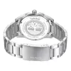Timberland Henniker II Męski zegarek kwarcowy analogowy 45 mm stal nierdzewna niebieska tarcza brązowa skóra