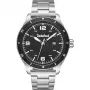 Zegarek męski Timberland Analogowy Kwarcowy TDWGH0010503 46mm Koperta ze stali nierdzewnej Brązowy pasek skórzany Niebieska tarcza