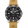 Zegarek męski Timberland Henniker II Analogowy Kwarcowy 44mm Koperta ze Stali Nierdzewnej Brązowy Pasek Skórzany TDWGB0029401