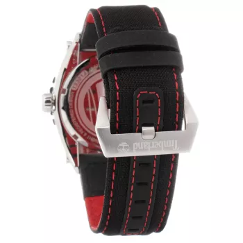 Zegarek męski Timberland Henniker II Analogowy Kwarcowy 45mm Niebieska Tarcza Brązowy Pasek Skórzany 13321JS-12PNN