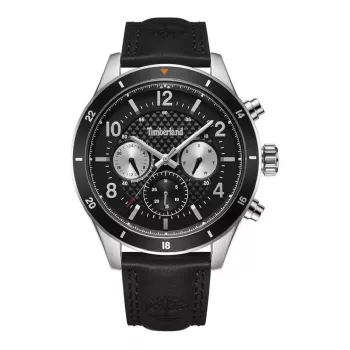 Zegarek męski Timberland Henniker II TDWGF2201001 46mm Koperta ze stali nierdzewnej Brązowy pasek skórzany