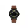 Zegarek męski Timberland Quartz Analog TDWGA2100902 43 mm Stalowa koperta Brązowy pasek skórzany