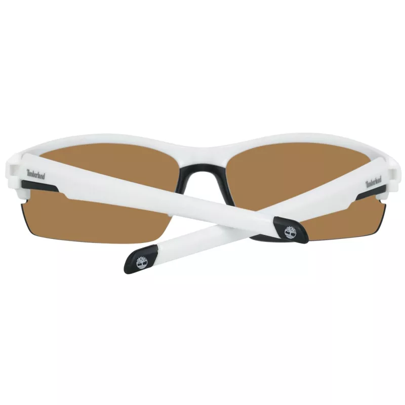 Okulary przeciwsłoneczne Timberland męskie TB9173-7021D - matowa czarna oprawka, zielone soczewki polaryzacyjne