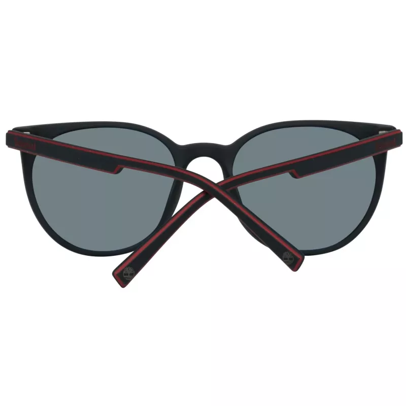 Okulary przeciwsłoneczne TIMBERLAND męskie TB9176-5302D - matowa czarna oprawka, szare soczewki polaryzacyjne, 53 mm