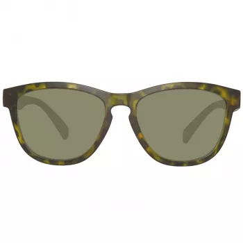 Okulary przeciwsłoneczne Timberland męskie TB9102-5455R polaryzacyjne - matowa czarna oprawka, zielone szkła