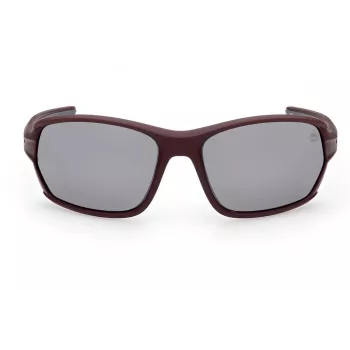 Okulary przeciwsłoneczne Timberland męskie TB92456667D spolaryzowane – matowa czarna oprawka, zielone szkła, 66/18/125 mm