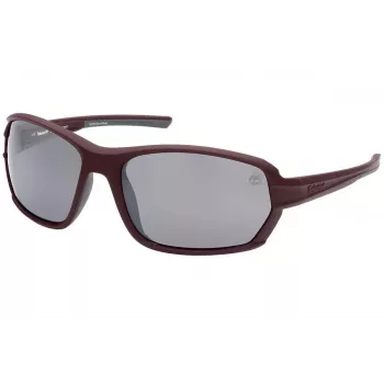 Okulary przeciwsłoneczne Timberland męskie TB92456667D spolaryzowane – matowa czarna oprawka, zielone szkła, 66/18/125 mm