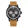 Zegarek męski Timberland Henniker II TDWGF0028902 46mm Stal nierdzewna Brązowa skóra