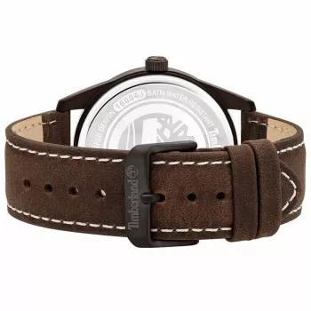 Zegarek męski TIMBERLAND TBL16004JYU03 43mm Niebieska tarcza Brązowy pasek skórzany