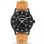 Zegarek męski Timberland TDWGB2201504 Henniker II 42mm Niebieska tarcza Brązowy pasek skórzany Kwarcowy