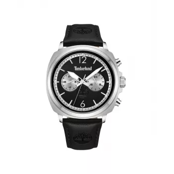 Zegarek męski Timberland TDWGF0028202 Henniker II 43,5mm Niebieska tarcza Brązowy pasek skórzany