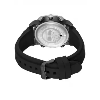 Zegarek męski TIMBERLAND TDWGP2104704 45mm Stal nierdzewna Kwarcowy Analogowy Ciemnoniebieska tarcza Brązowy pasek skórzany Data Dzień 24-godzinny sub-tarcza Wodoodporność 5 ATM