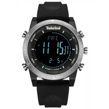 Zegarek męski TIMBERLAND TDWGP2104704 45mm Stal nierdzewna Kwarcowy Analogowy Ciemnoniebieska tarcza Brązowy pasek skórzany Data Dzień 24-godzinny sub-tarcza Wodoodporność 5 ATM