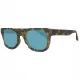 Timberland TB9080-5055R Męskie polaryzowane okulary przeciwsłoneczne w kształcie kwadratu, matowa czerń/zielony, 55 mm