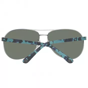 Okulary przeciwsłoneczne Timberland TB9086-6209D dla mężczyzn, polaryzacyjne – matowa czarna oprawka, zielone szkła