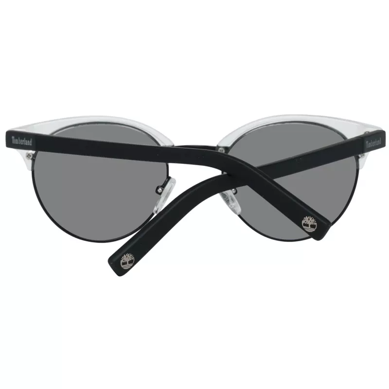 Okulary przeciwsłoneczne Timberland damskie TB9147-4926D prostokątna oprawka acetatowa ciemny havana brązowe szkła 49mm