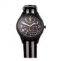 TIMEX Expedition North Field Post Męski Zegarek Mechaniczny Naciągany Ręcznie 41mm Koperta ze Stali Nierdzewnej Czarna Tarcza Brązowy Pasek Skórzany TW2V10600LG