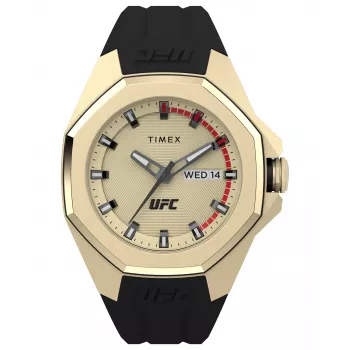 Zegarek męski TIMEX Expedition North Field Post Solar TW2V57100 44mm Czarna tarcza, pasek z eko-skóry