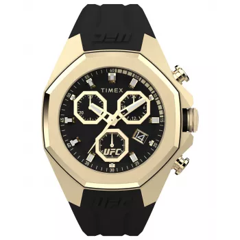 TIMEX Expedition North Field Post Solar Zegarek Męski TW2W69800 45mm Czarna Tarcza Skórzany Pasek