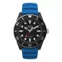 Timex Expedition North Field Post Solar Zegarek męski TW2Y02500 - 43mm Czarna tarcza, Zielony pasek materiałowy, Szkło szafirowe