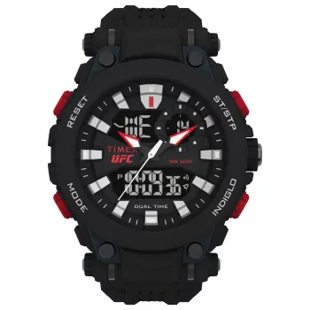 Zegarek cyfrowy TIMEX męski kwarcowy TW5M52800 50mm koperta z żywicy czarny pasek z żywicy