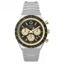 Zegarek męski Timex TW2W64200 z brązowym paskiem skórzanym i czarną tarczą, 40 mm
