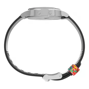 Timex Unisex TW2Y46800 34mm srebrno-niebieski zegarek kwarcowy ze stali nierdzewnej