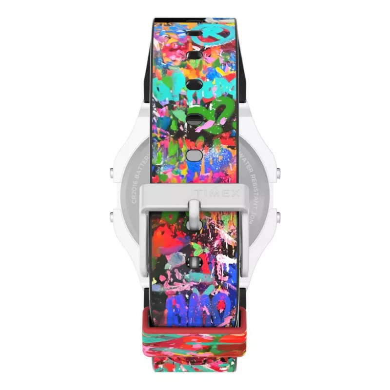Timex Unisex TW2Y46800 34mm srebrno-niebieski zegarek kwarcowy ze stali nierdzewnej
