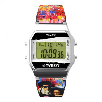 Timex Unisex TW2Y46800 34mm srebrno-niebieski zegarek kwarcowy ze stali nierdzewnej
