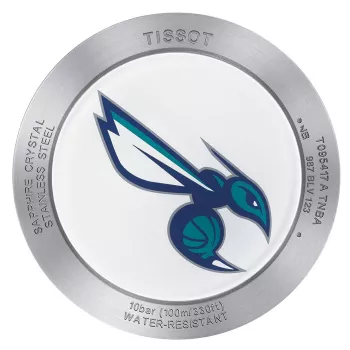 Zegarek męski TISSOT PRS 516 Swiss Quartz Chronograph 42mm srebrna tarcza brązowy pasek skórzany T095417170373