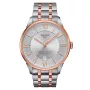 TISSOT T-Classic Chemin des Tourelles Męski Zegarek Automatyczny 42mm Stal Szlachetna z Powłoką PVD w Kolorze Różowego Złota