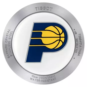 TISSOT T-Sport Chrono XL Classic Zegarek męski 42mm Brązowy pasek skórzany Srebrna tarcza T09541717372